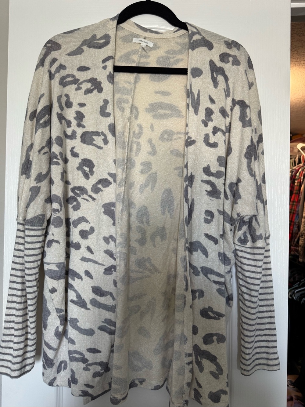 Maurices Leopard Print Cardigan